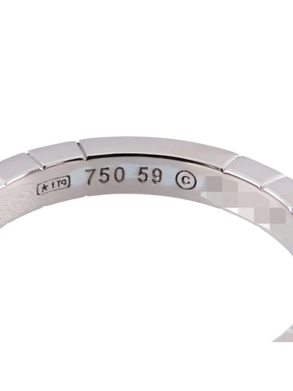 Cartier Lanieres Ring White Gold 18K 59